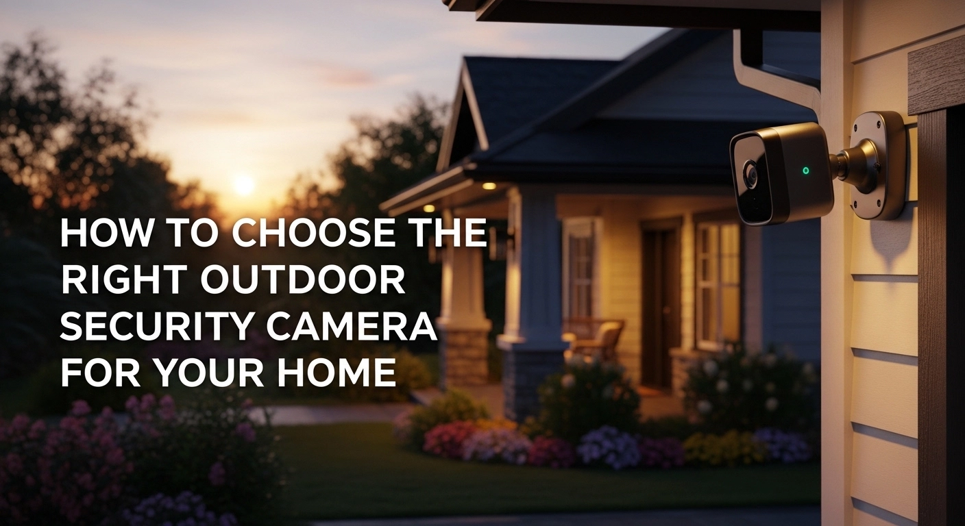 How to Choose the Right Outdoor Security Camera for Your Home