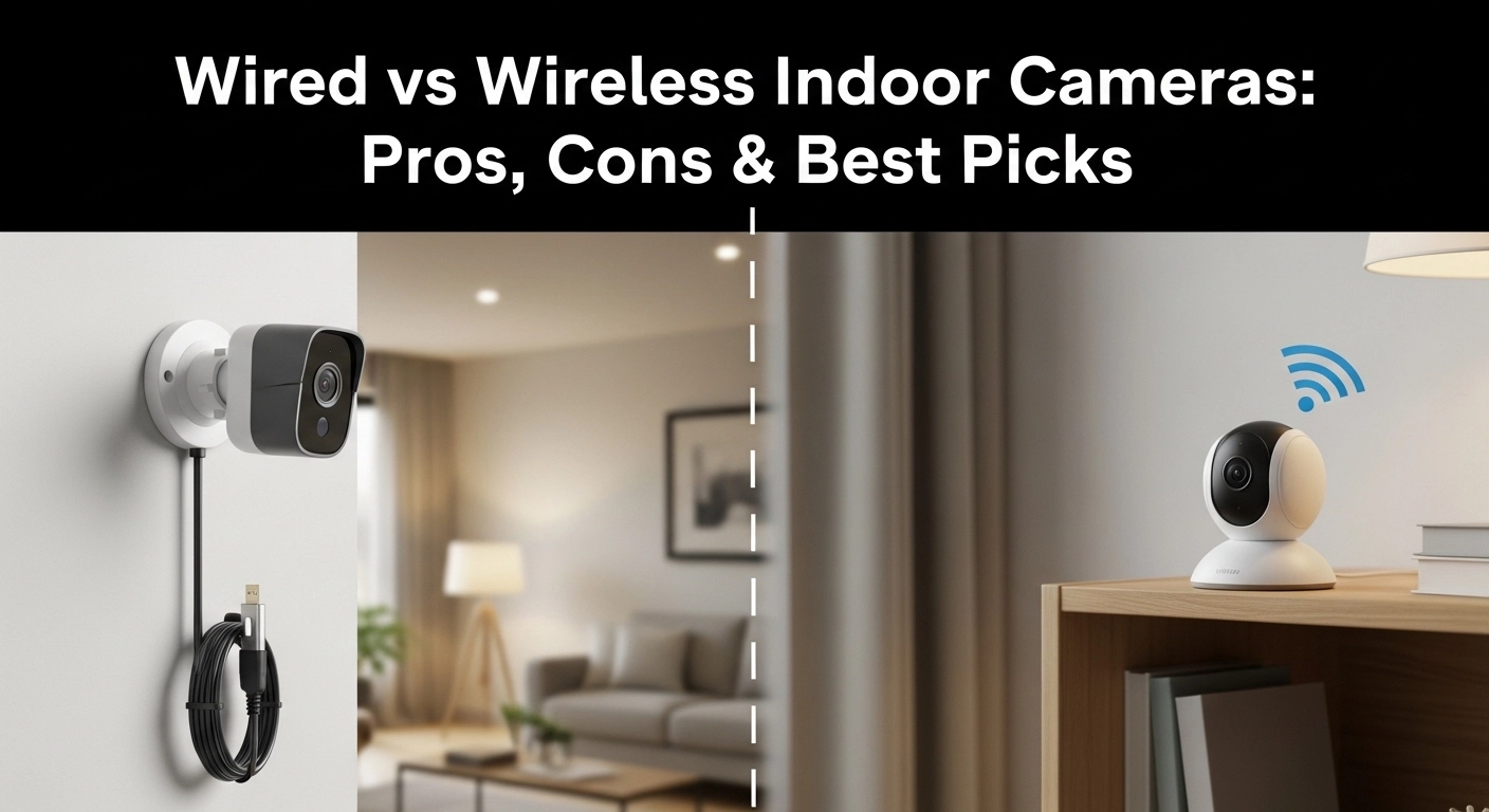 Wired vs Wireless Indoor Cameras: Pros, Cons & Best Picks