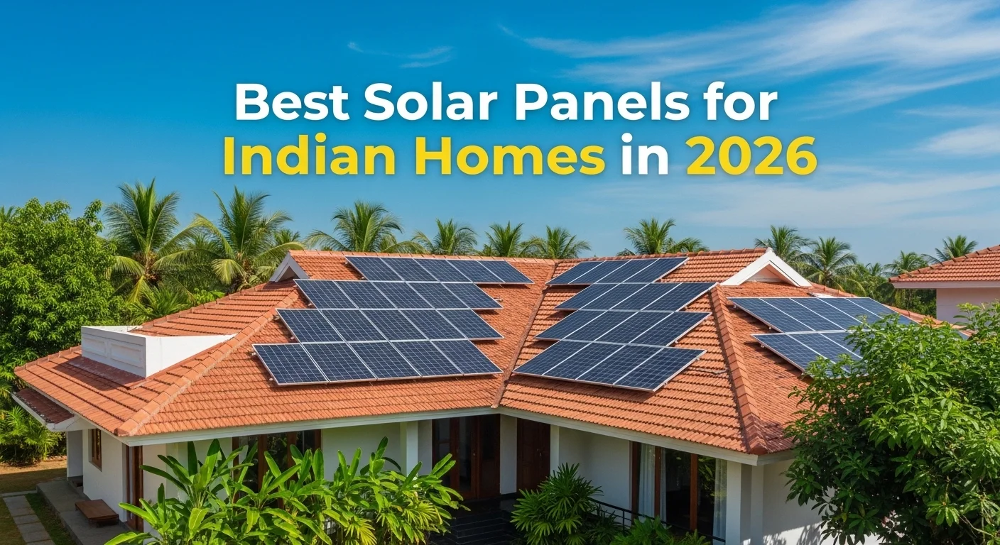 Best Solar Panels for Indian Homes in 2026 (Top Brands Compared)