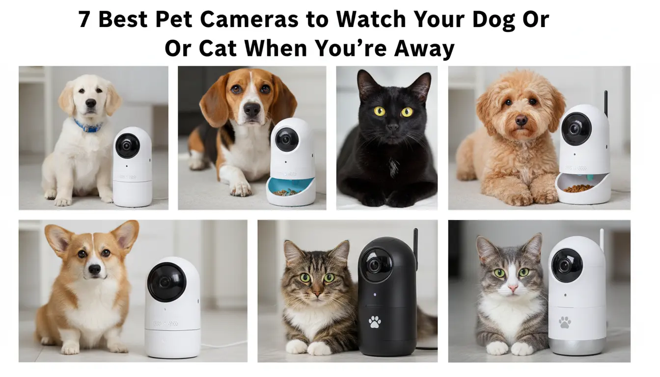 7 Best Pet Cameras to Watch Your Dog or Cat When You're Away