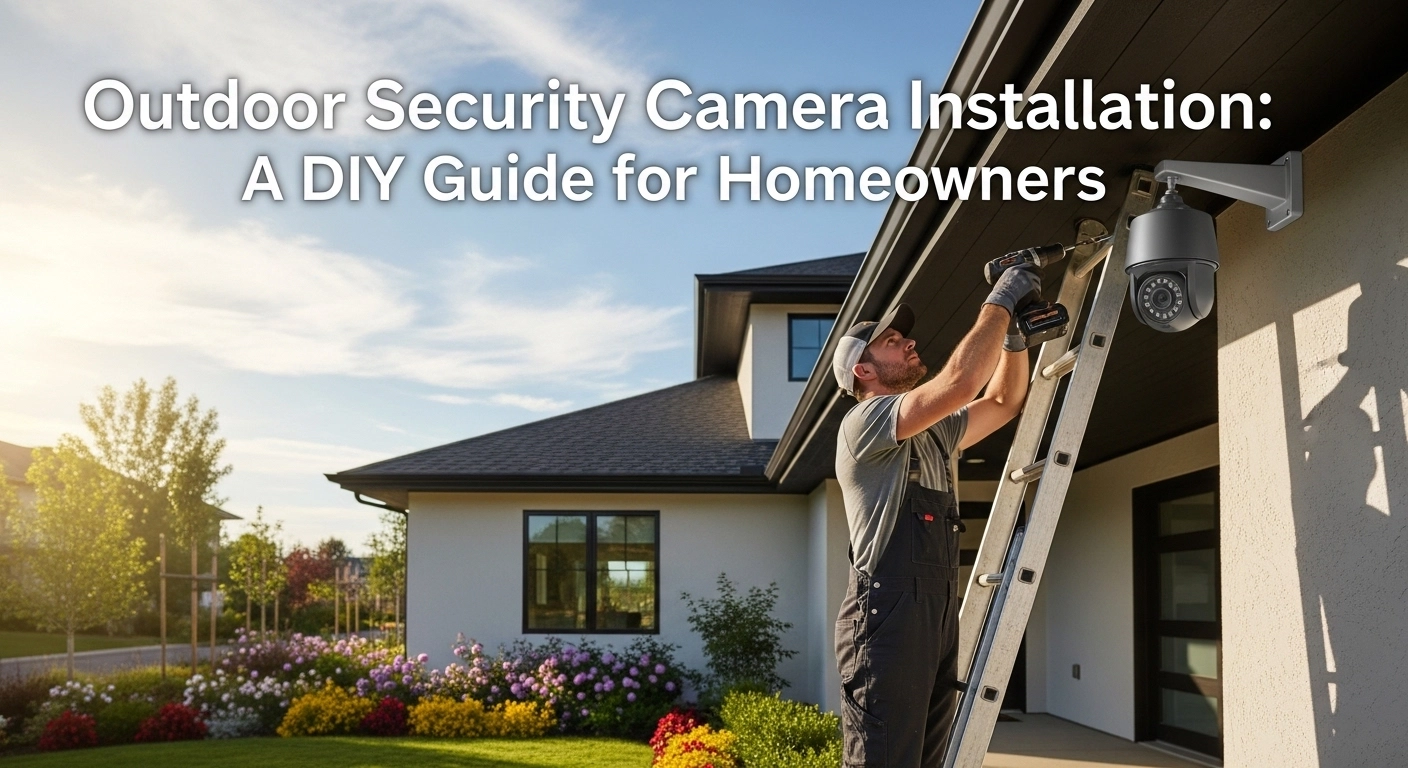 outdoor security camera installation
