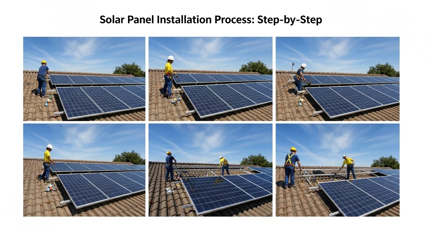 Solar Panel Installation Process: Step-by-Step